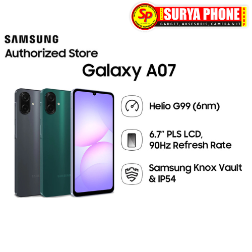 Samsung Galaxy A07 RAM 4GB l 64GB